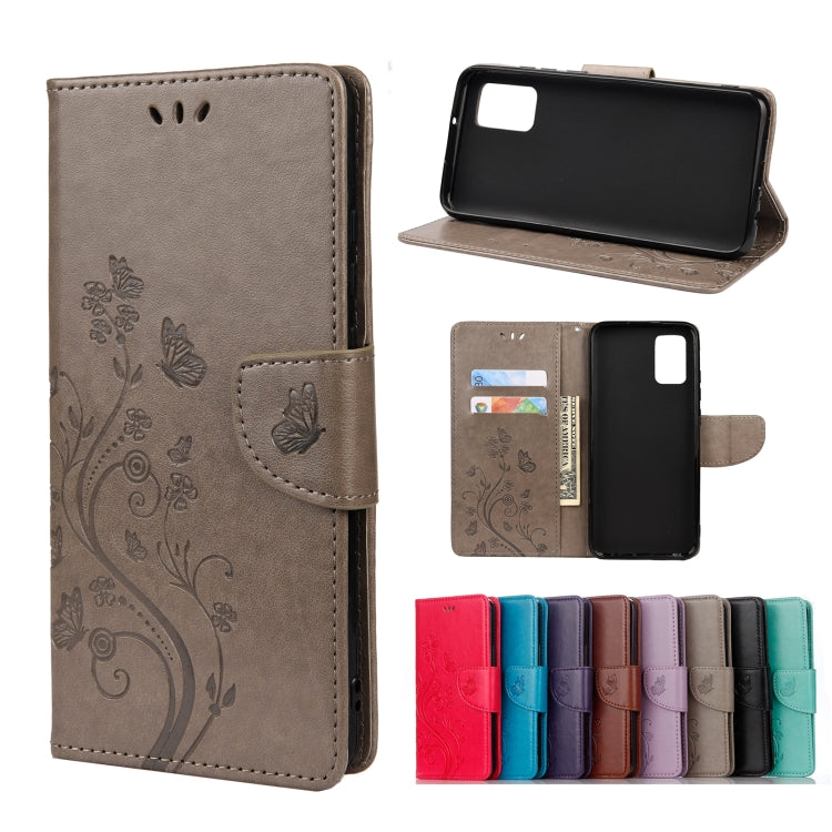 Custodia portafoglio in pelle con farfalla per Galaxy S21 FE