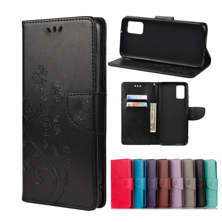Custodia portafoglio in pelle con farfalla per Galaxy S21 FE