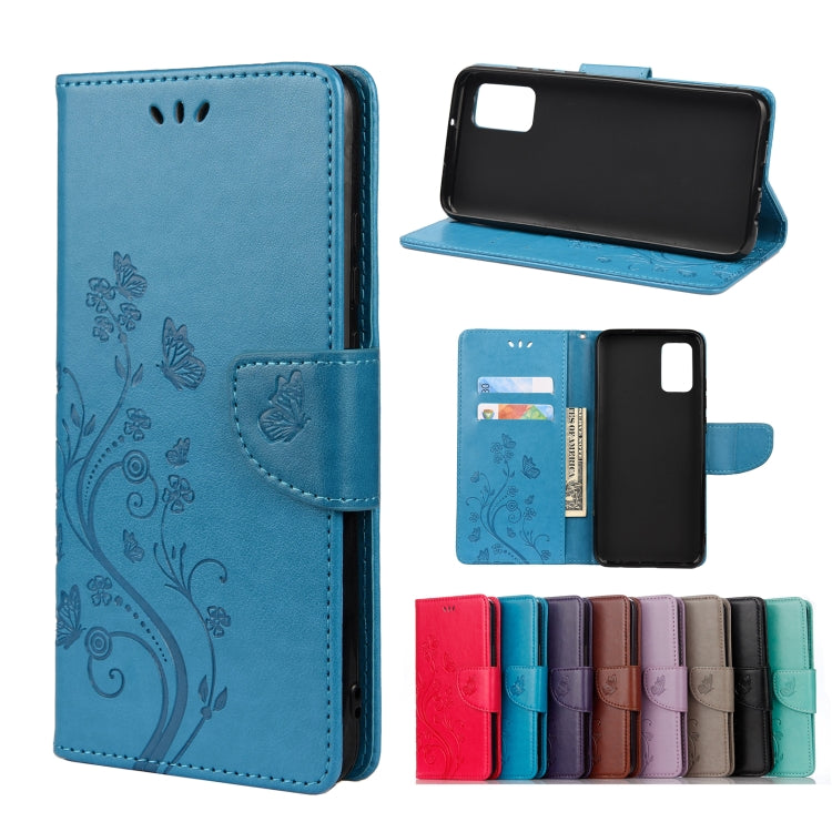 Custodia portafoglio in pelle con farfalla per Galaxy S21 FE
