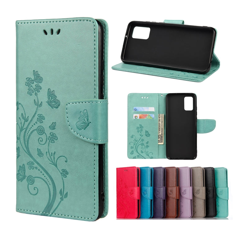 Custodia portafoglio in pelle con farfalla per Galaxy S21 FE
