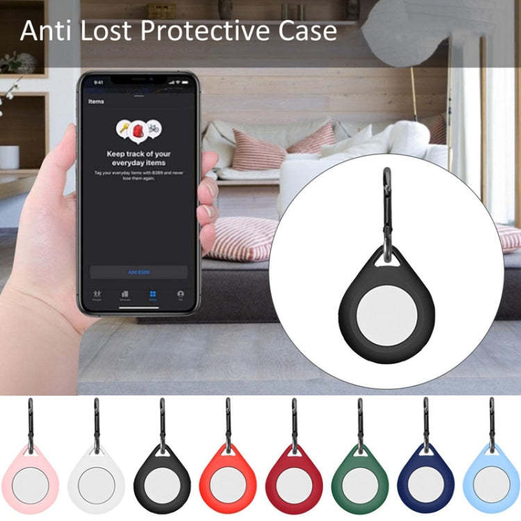 Custodia protettiva in silicone con anello per AirTag