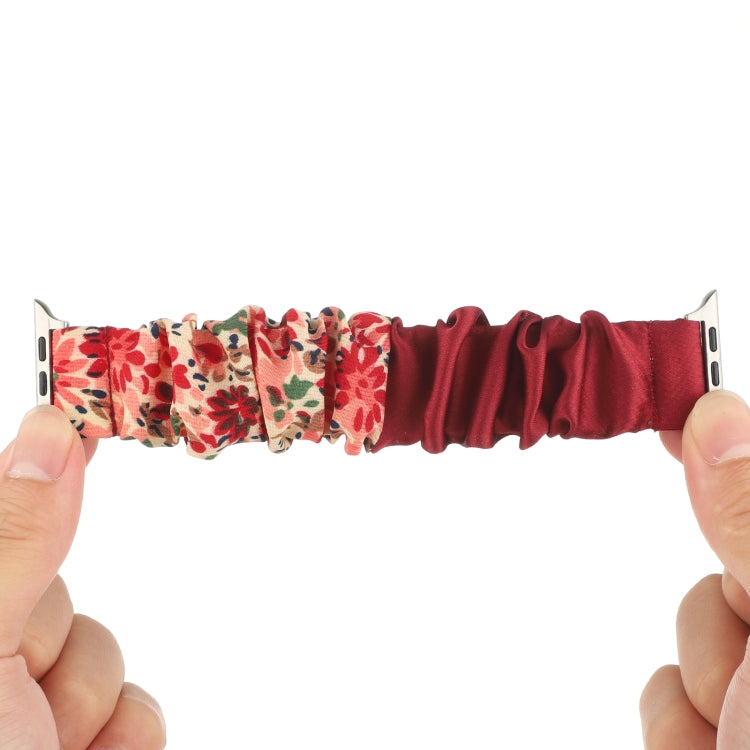 Cinturino tessuto con anello farfalla per Apple Watch