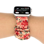 Cinturino tessuto con anello farfalla per Apple Watch