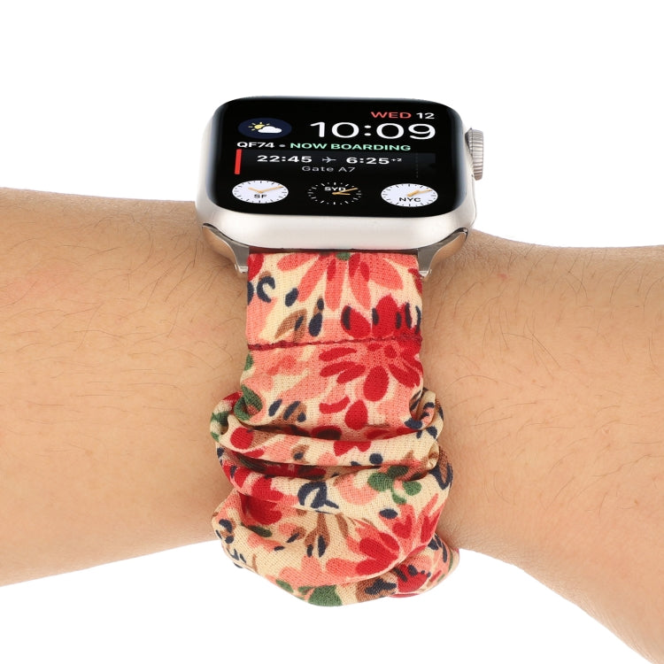 Cinturino tessuto con anello farfalla per Apple Watch