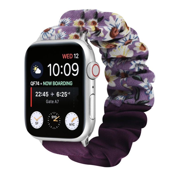 Cinturino tessuto con anello farfalla per Apple Watch