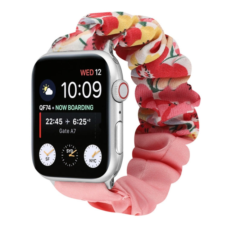 Cinturino tessuto con anello farfalla per Apple Watch