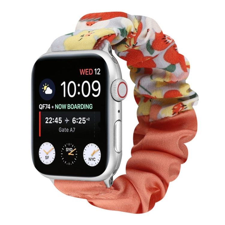Cinturino tessuto con anello farfalla per Apple Watch