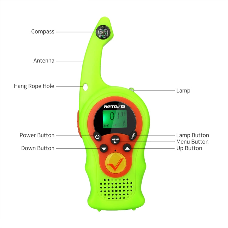 Walkie Talkie palmare RETEVIS RT75 0.5W 22 canali USA