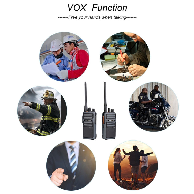 Walkie Talkie RETEVIS RB17 16 canali 462.5500-462.7250MHz