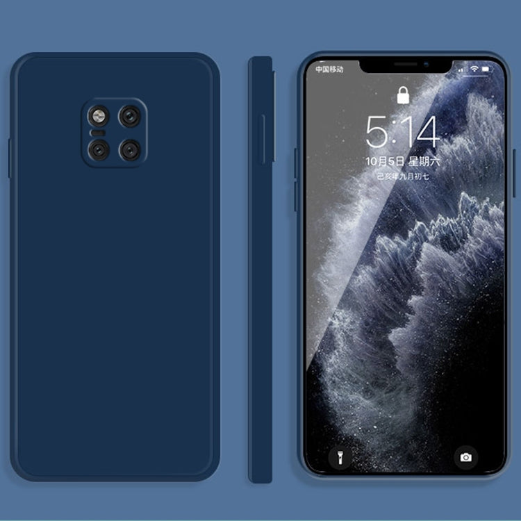 Custodia protettiva a copertura totale antigoccia in silicone liquido imitazione tinta unita, For Huawei Mate 20, For Huawei Mate 20 Pro