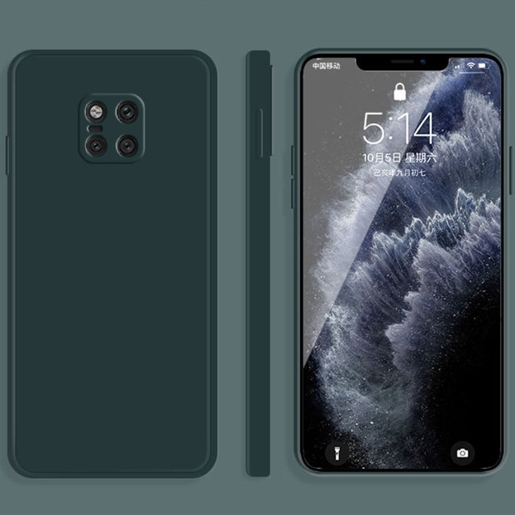 Custodia protettiva a copertura totale antigoccia in silicone liquido imitazione tinta unita, For Huawei Mate 20, For Huawei Mate 20 Pro