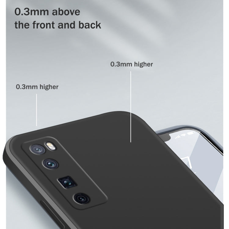Custodia protettiva a copertura totale antigoccia in silicone liquido imitazione tinta unita, For Huawei nova 7 Pro 5G, For Huawei nova 7 SE