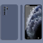 Custodia protettiva a copertura totale antigoccia in silicone liquido imitazione tinta unita, For Huawei nova 7 Pro 5G, For Huawei nova 7 SE