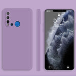 Custodia protettiva a copertura totale antigoccia in silicone liquido imitazione tinta unita, For Huawei P40 Pro, For Huawei nova 5i