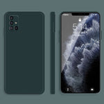 Custodia in silicone liquido per Samsung Galaxy A31