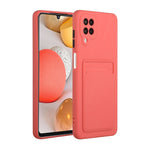 Custodia TPU con slot per schede per Samsung Galaxy A72 5G