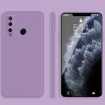 Custodia protettiva a copertura totale antigoccia in silicone liquido imitazione tinta unita, For Honor 20i, For Honor 20 Pro