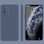 Custodia protettiva a copertura totale antigoccia in silicone liquido imitazione tinta unita, For Honor X10 5G, For Honor View 20