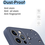 Custodia protettiva in silicone liquido per iPhone 12 Pro Max