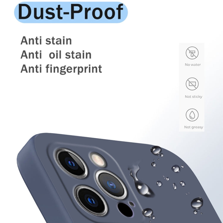 Custodia protettiva in silicone liquido per iPhone 12 Pro Max