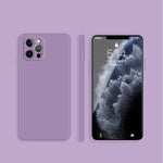 Custodia protettiva in silicone liquido per iPhone 12 Pro Max