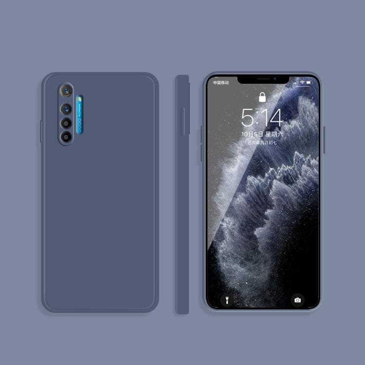 Custodia protettiva a copertura totale antigoccia in silicone liquido imitazione tinta unita, For OPPO Realme 6, For OPPO Realme 6 Pro, For OPPO Realme 7 / Narzo 20 Pro, For OPPO Realme 7 Pro, For OPPO Realme 7i / C17, For OPPO Realme C11              ...