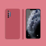 Custodia protettiva a copertura totale antigoccia in silicone liquido imitazione tinta unita, For OPPO Realme 6, For OPPO Realme 6 Pro, For OPPO Realme 7 / Narzo 20 Pro, For OPPO Realme 7 Pro, For OPPO Realme 7i / C17, For OPPO Realme C11              ...
