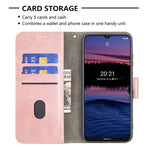 Custodia portafoglio in pelle sintetica per Samsung Galaxy A22 5G