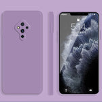 Custodia protettiva a copertura totale antigoccia in silicone liquido imitazione tinta unita, For vivo S5, For vivo S6