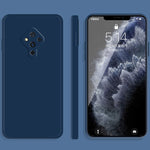 Custodia protettiva a copertura totale antigoccia in silicone liquido imitazione tinta unita, For vivo S5, For vivo S6