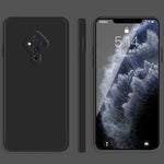 Custodia protettiva a copertura totale antigoccia in silicone liquido imitazione tinta unita, For vivo S5, For vivo S6