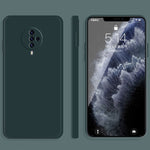 Custodia protettiva a copertura totale antigoccia in silicone liquido imitazione tinta unita, For vivo S5, For vivo S6