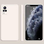 Custodia protettiva a copertura totale antigoccia in silicone liquido imitazione tinta unita, For vivo IQOO 5, For vivo S9