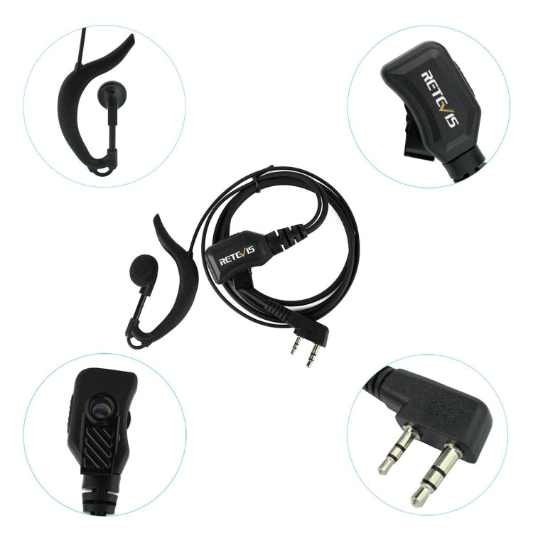 Microfono auricolare Retevis R-111 con volume regolabile
