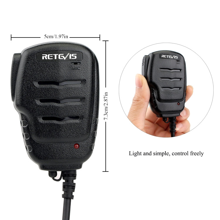 Microfono altoparlante remoto Retevis RS-111 M 2 pin