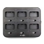 Caricatore walkie-talkie 6 vie per Retevis RT21 RT24