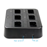 Caricatore walkie-talkie 6 vie per Retevis RT21 RT24