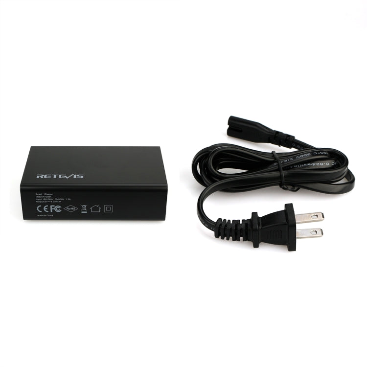 Retevis RTC501 stazione di ricarica USB 5 porte 40W 8A