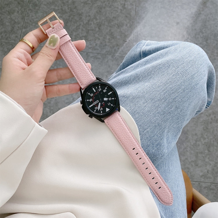 Cinturino in pelle Litchi per Samsung Galaxy Watch 42mm
