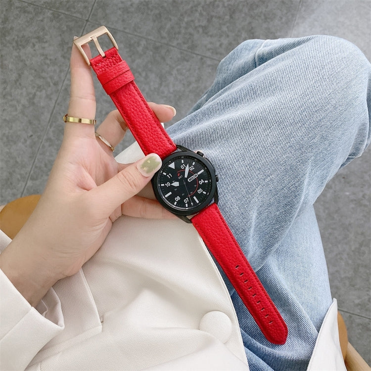 Cinturino in pelle Litchi per Samsung Galaxy Watch 42mm