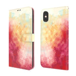 Custodia portafoglio in pelle flip per iPhone XR