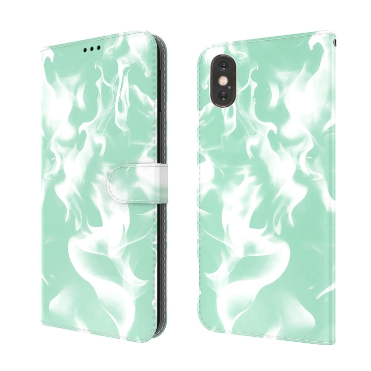 Custodia portafoglio in pelle per iPhone XS