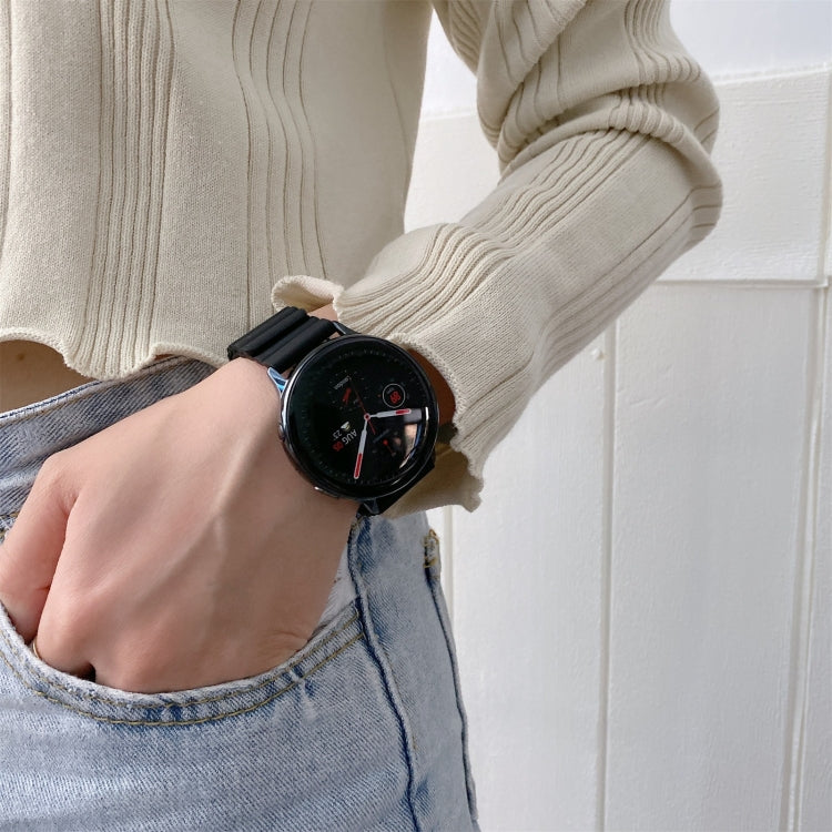 Cinturino magnetico in silicone 20-22mm per Samsung Watch