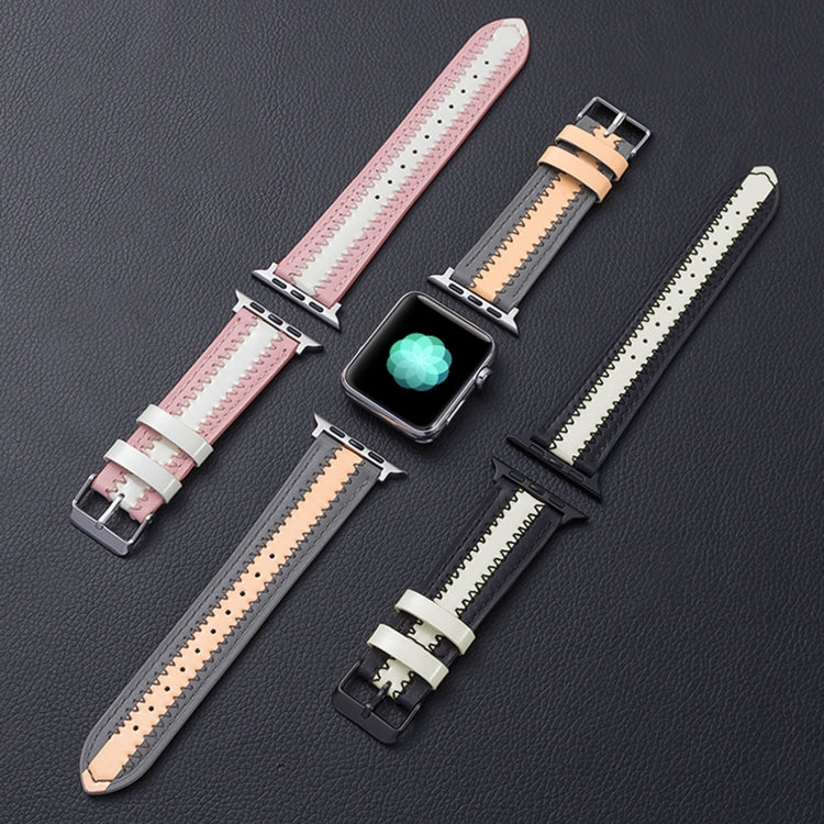 Cinturino in pelle di vacchetta per Apple Watch 40-45mm