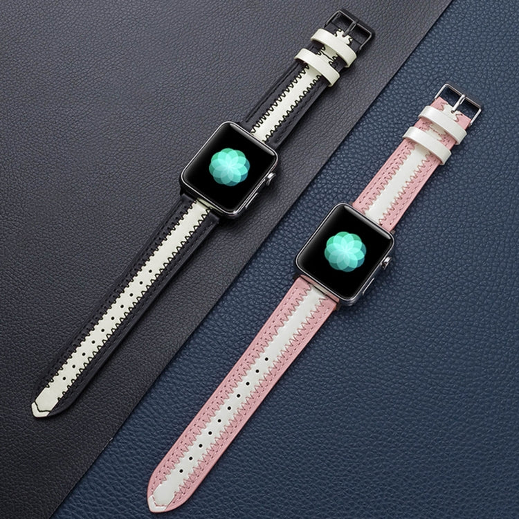 Cinturino in pelle di vacchetta per Apple Watch 40-45mm