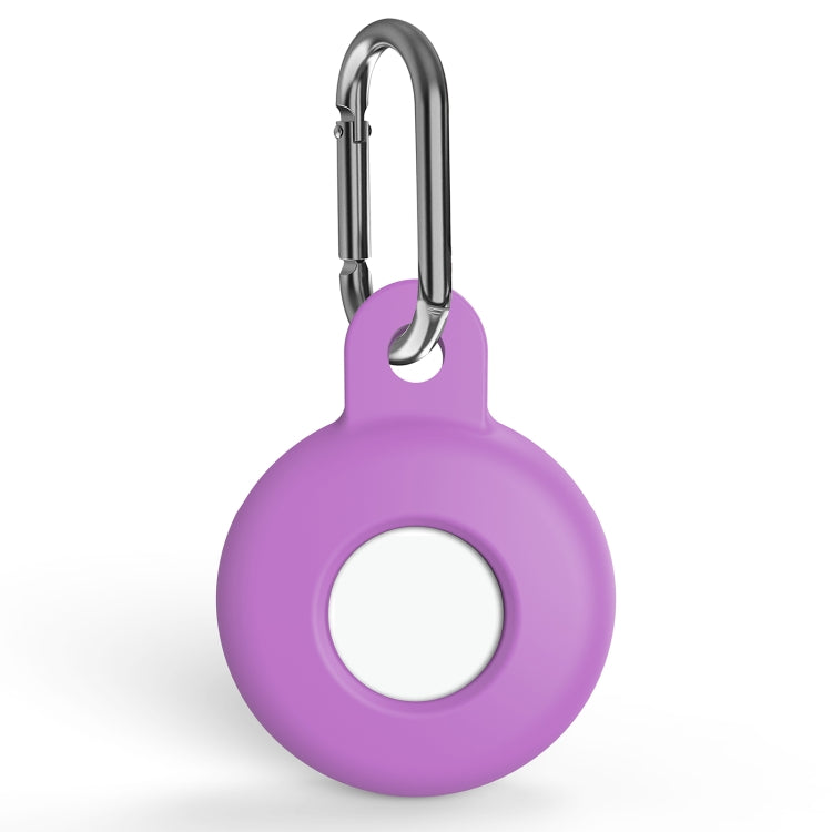 Custodia silicone antiurto con moschettone per AirTag