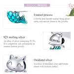 Perline sirena in argento sterling 925 per gioielli fai-da-te