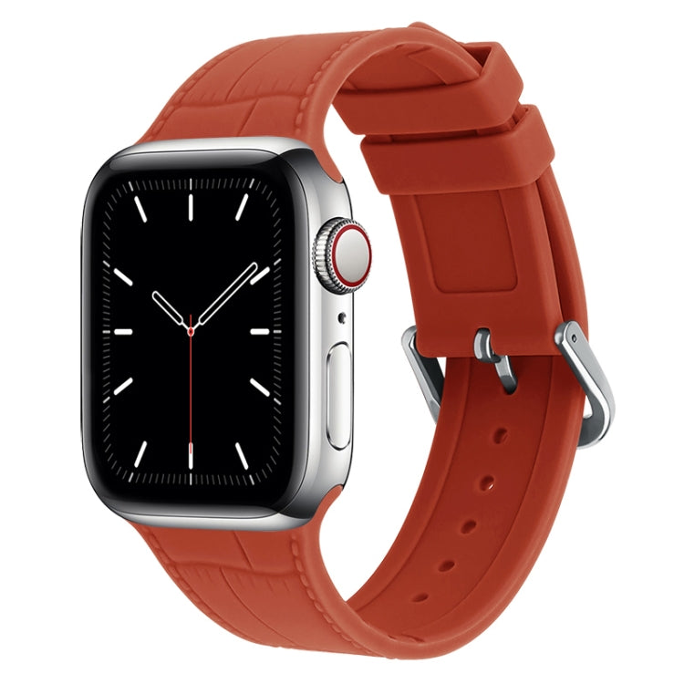 Cinturino silicone con giunto bambù per Apple Watch
