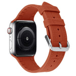 Cinturino silicone con giunto bambù per Apple Watch