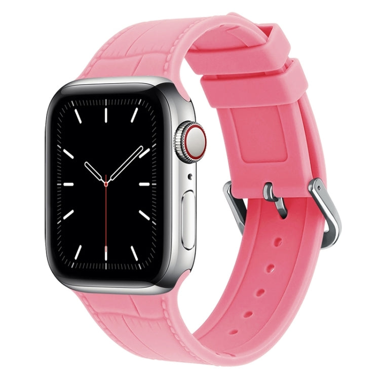 Cinturino silicone con giunto bambù per Apple Watch